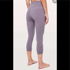 Lululemon Mauve Purple Cropped Leggings